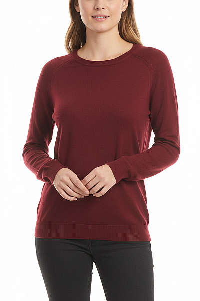 Dámský Svetr Vínový VERO MODA