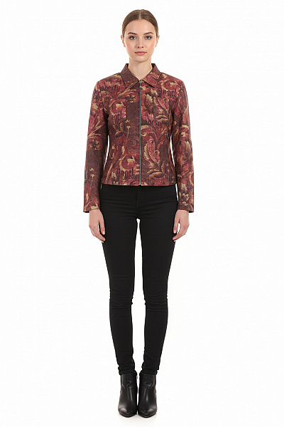 Dámské Blejzr Vínový Second Hand Vel. 38