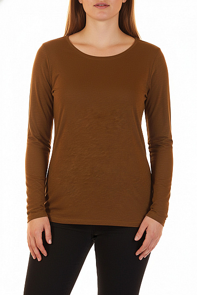 Jednoduché Dámské Tričko Khaki Marc O´Polo Vel. XL