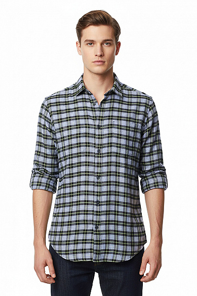 Vzorovaná Pánská Košile Barevná Second Hand Vel. S