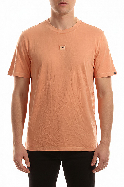 Pánské Tričko Oranžové Hugo Boss Vel. L