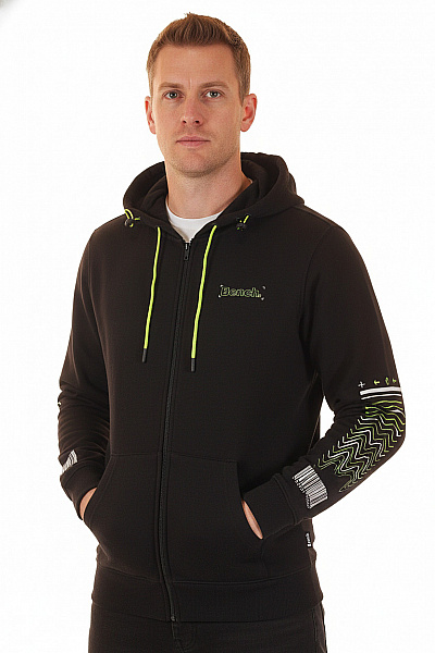 Sportovní Pánská Mikina Černá BENCH. Second Hand Vel. M