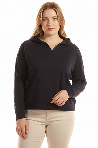 TOMMY HILFIGER Dámská Mikina Modrá Second Hand