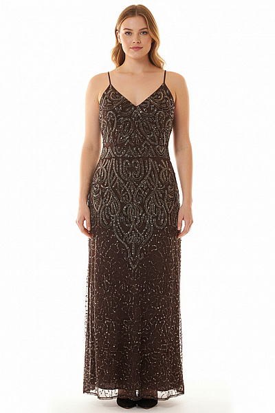 AngelEye Šaty Šedé Vel. XL