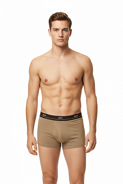 Hugo Boss Pánské Spodní Prádlo Khaki Vel. M