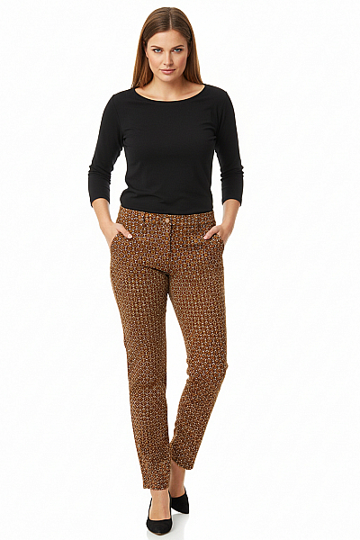 BRAX Dámské Kalhoty Hnědé Second Hand