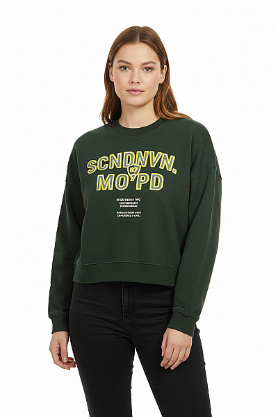 Dámská Mikina Bez Zapínání Zelená Marc O´Polo Vel. S/M