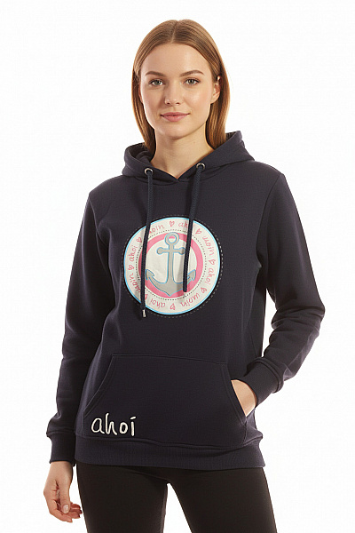 Dámská Mikina Rozepínací Modrá Zwillingsherz Second Hand Vel. M