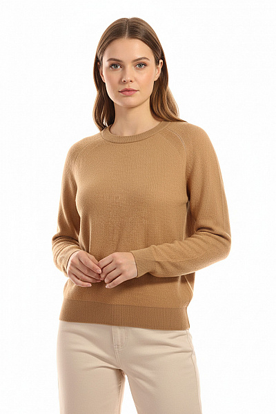 Hugo Boss Dámská Mikina Bez Zapínání Hnědá Vel. L