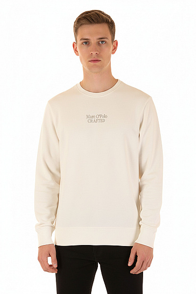 Marc O´Polo Pánská Mikina Bez Zapínání Bílá Vel. S