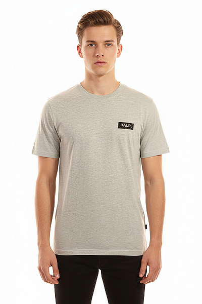 Jednoduché Pánské Tričko Šedé BALR. Second Hand Vel. M