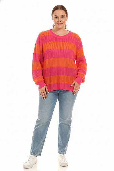 Oui Dámský Pulovr Vlněný Barevný Vel. 42