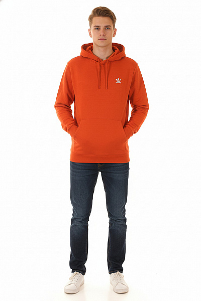 ADIDAS Sportovní Pánská Mikina Oranžová Vel. M