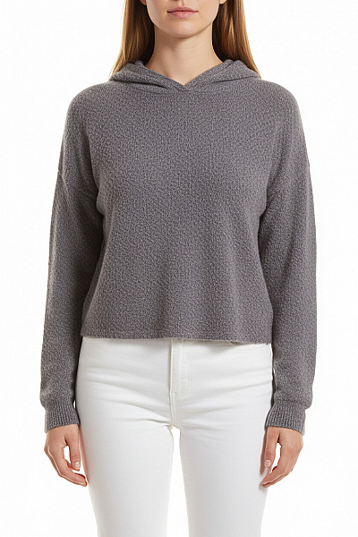 Dámský Pulovr Šedý Hollister Vel. XL