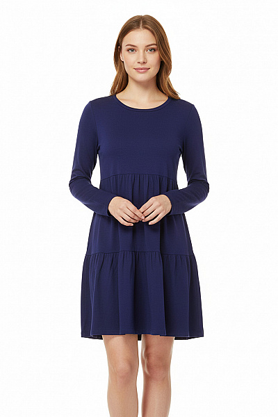 Šaty Modré Second Hand Vel. XXL