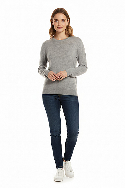 Dámský Pulovr Meriný Šedý Vel. XL