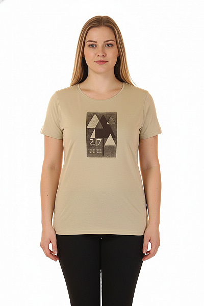 Dámské Tričko S Potiskem Zelené Vel. XL