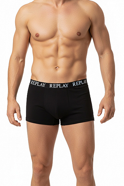 Pánské Spodní Prádlo Bavlněné Černé REPLAY