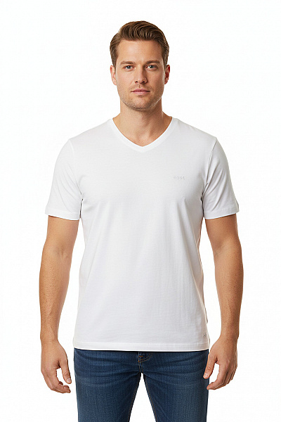 Hugo Boss Pánské Tričko Bílé Vel. XXL