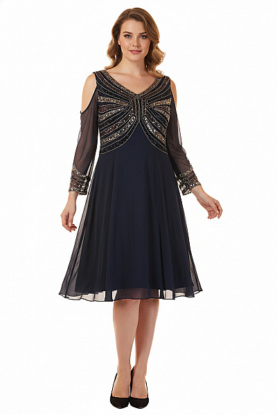 Jkara Šaty Modré Second Hand