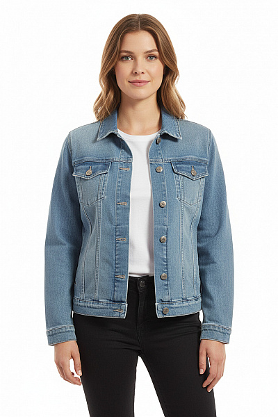 Cartoon Dámská Přechodné Bundy Modrá Second Hand Vel. 42