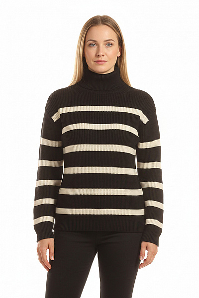 Le Comte Dámský Svetr Černý