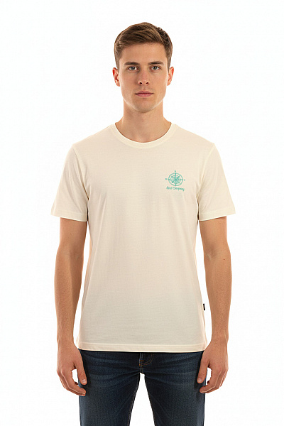 Pánské Tričko Béžové Second Hand Vel. S