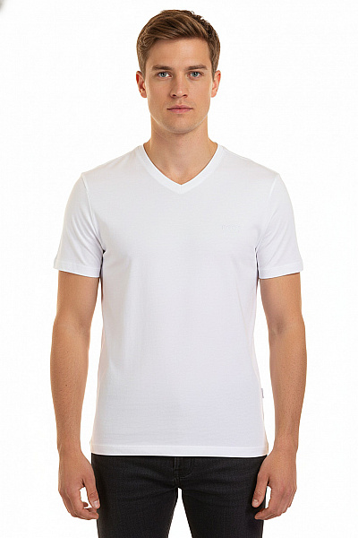 Hugo Boss Pánské Tričko Bílé Vel. M