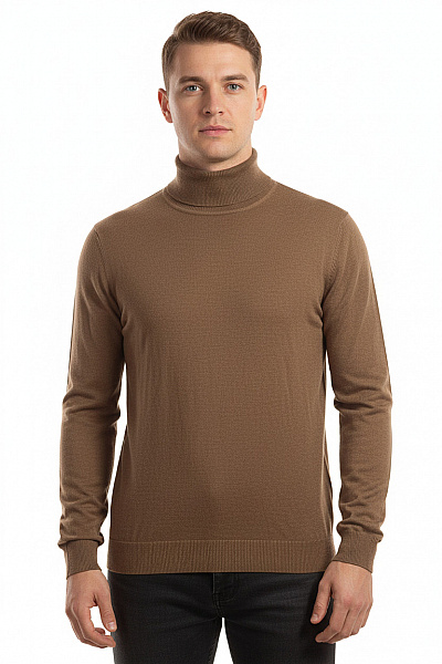 SELECTED Pánský Svetr Hnědý Vel. L
