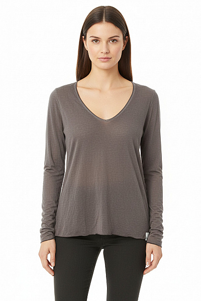 Dámské Tričko Šedé COTTON CANDY Vel. S