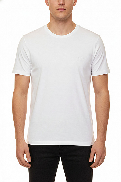 Pánské Tričko Bílé Hugo Boss Vel. L