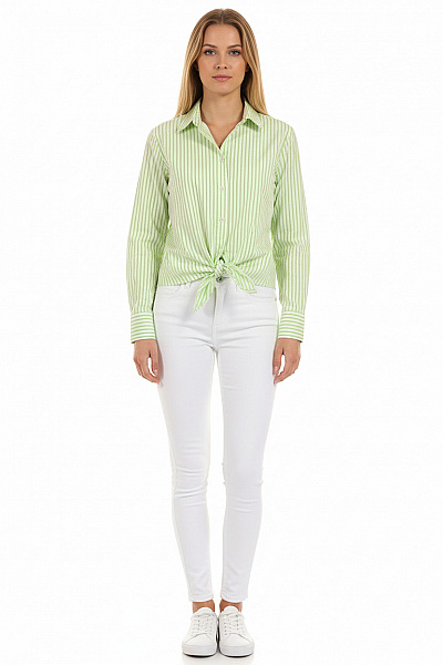 Esprit Vzorovaná Dámská Košile Zelená