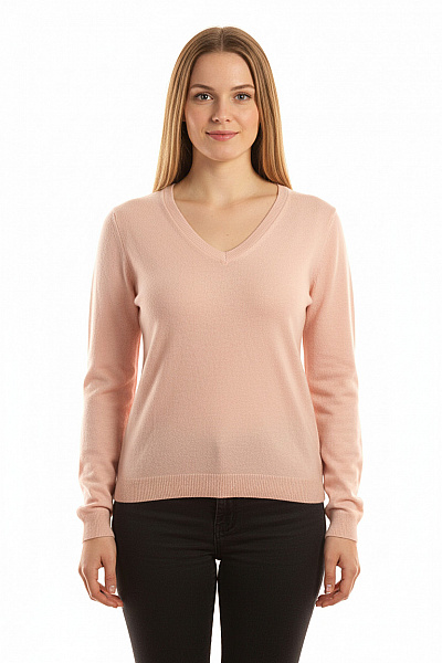 Halenka Vlněná Růžová Vel. L