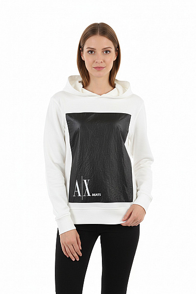 Dámská Mikina Černobílá ARMANI Vel. XS