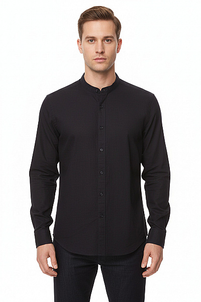 Pánská Košile Modrá Vel. 37/38