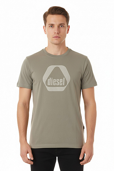DIESEL Pánské Tričko Šedé Vel. L