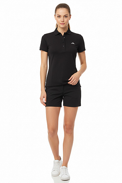 J.Lindeberg Dámské Polo Tričko Černé Vel. S