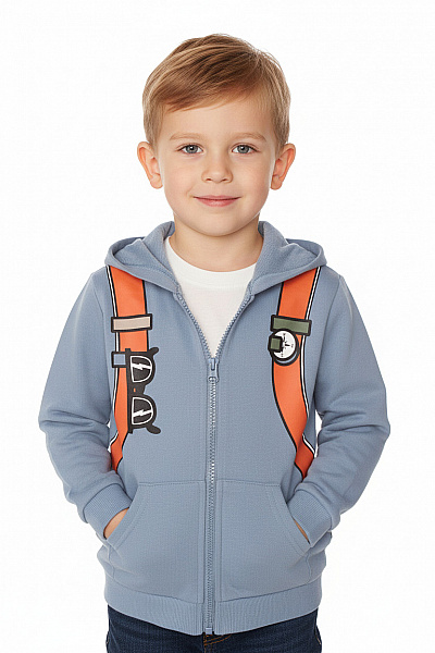 Chlapecká Mikina Modrá