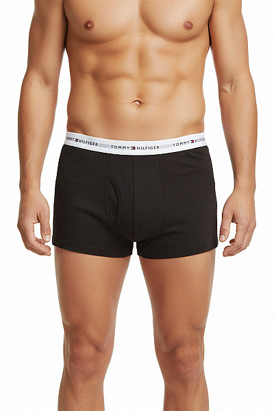 Pánské Spodní Prádlo Bavlněné Černé TOMMY HILFIGER