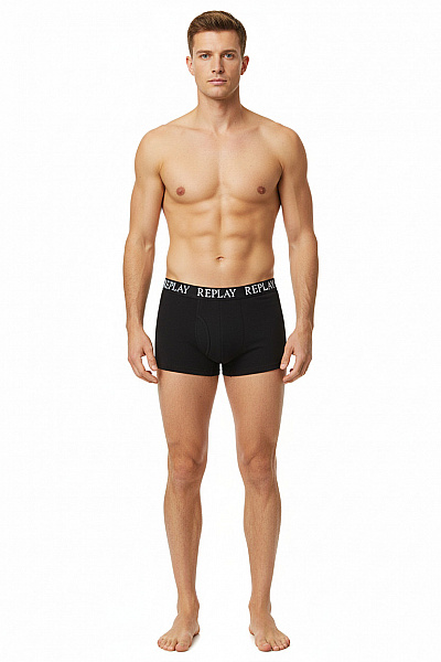 Pánské Spodní Prádlo Bavlněné Černé REPLAY