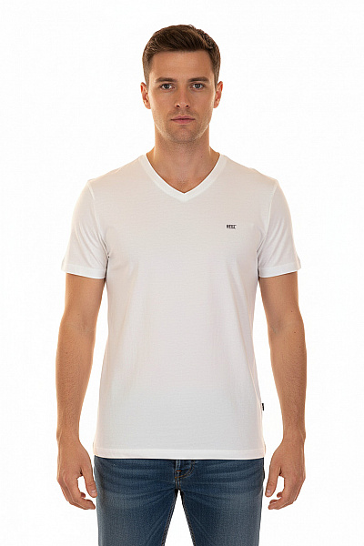 DIESEL Pánské Tričko Bílé Vel. M