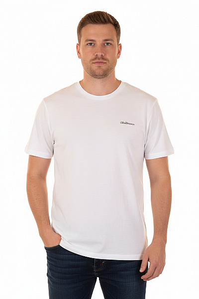 Jednoduché Pánské Tričko Bílé Ben Sherman Vel. XL