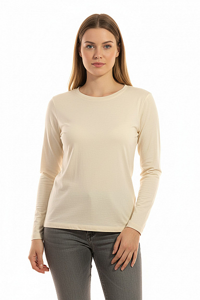 Marc O´Polo Jednoduché Dámské Tričko Béžové Vel. L