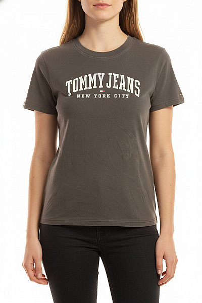 TOMMY HILFIGER Dámské Tričko Šedé Vel. L