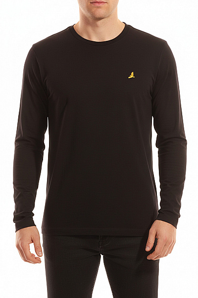 BRAVE SOUL Jednoduché Pánské Tričko Černé Vel. L