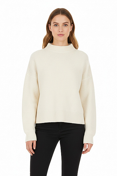 Dámský Pulovr Vlněný Bílý S.OLIVER Vel. S