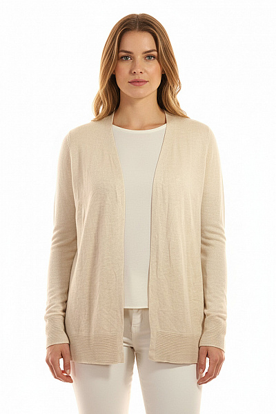 Dámský Cardigan Béžový NOTSHY Vel. M