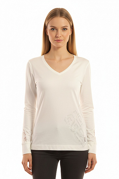 Dámské Tričko Bílé MARCCAIN