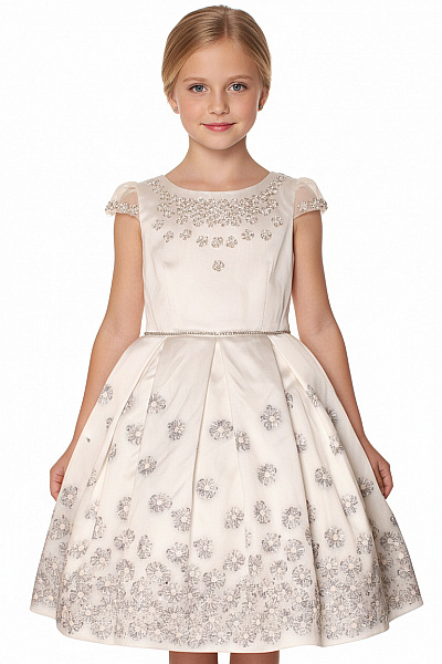 Monnalisa Dívčí Šaty Bílá Second Hand