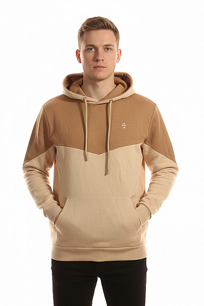 Eight2Nine Pánská Mikina Béžová Vel. XL